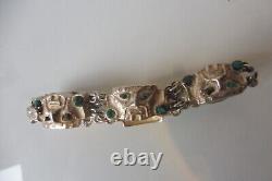 Silver Bracelet, 925 Silver, Beautiful Antique Solid Silver Bracelet