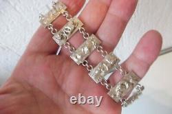 Silver Bracelet, 925 Silver, Magnificent, Solid, Antique Silver Bracelet