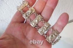 Silver Bracelet, 925 Silver, Magnificent, Solid, Vintage Silver Bracelet