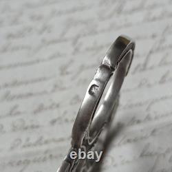 Silver Grape Scissors, Minerva, Late 19th Century, Antique Napoléon III