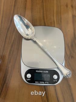 Silver Serving Stew Spoon. 100 g / Antique Silverware
