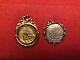 Silver And Gilt Medallions. 19th Century. Antique Jewelry