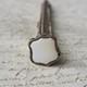 Silver Pen And Pencil Holder, Large Stylus/pencil, Ancient Agate Seal, Late 18th Century