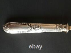 Silverware Old 19th Ice Shovel Solid Silver Punch Minerve 115 Grs