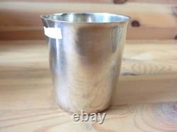 Small Antique Solid Silver Cup Hallmarked with the Rooster Mark