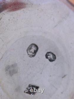 Small Antique Solid Silver Cup Hallmarked with the Rooster Mark