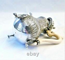 Small Old Pourer, Solid Silver, Minerva Punch, Master's Work