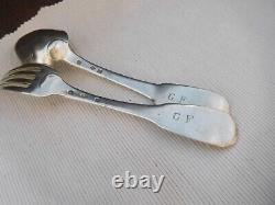 Solid Silver Cutlery Old Elder's Guarantee Paris Ceres Bt3