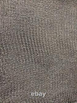 Solid Silver Mesh Bag Antique 19th Century 259grs Hallmarked