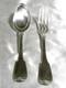 Solid Silver Minerva Hallmark Antique Flatware Fork Spoon Uni Flatware