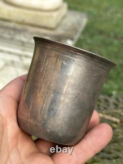 Solid Silver Tumbler from the Ancien Régime, 18th Century France
