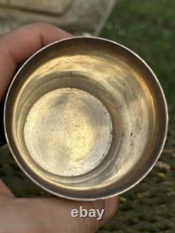 Solid Silver Tumbler from the Ancien Régime, 18th Century France