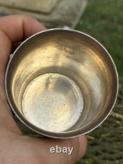 Solid Silver Tumbler from the Ancien Régime, 18th Century France