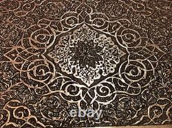 Splendid Antique Box or Case Made Entirely of Solid Persian Silver