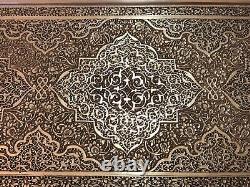 Splendid Antique Box or Case Made Entirely of Solid Persian Silver