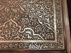 Splendid Antique Box or Case Made Entirely of Solid Persian Silver