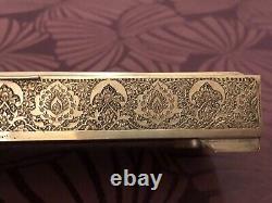Splendid Antique Box or Case Made Entirely of Solid Persian Silver