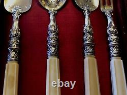 Splendid and Ancient Solid Silver Dessert Service