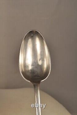 Spoon Soup Ancient Silver Massif XVIII Farmers General Antique Silver Spoon