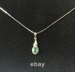 Stunning Ancient Emerald Real Emerald Necklace From Colombia, Gold, Silver Massif