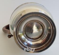 Sublime Antique Coffee and Tea Pot in Solid Silver by Silversmith Savary & Sons