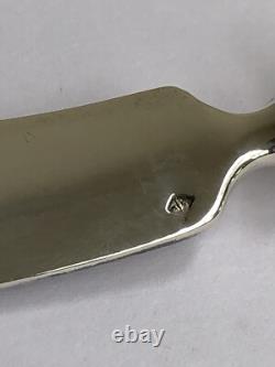 Sublime RARE antique PUIFORCAT solid silver fountain pen with telephone dial turn.