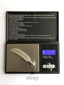 Sublime RARE antique PUIFORCAT solid silver fountain pen with telephone dial turn.