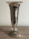 Sublime Rare Old Grand Vase In Argent Massif National Signed Wallace 29.5 Cm
