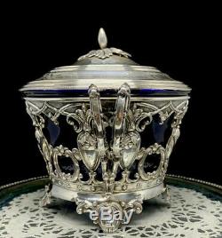 Sugar Jam Former Sterling Silver XIX Minerva Massat Brothers Napoleon III