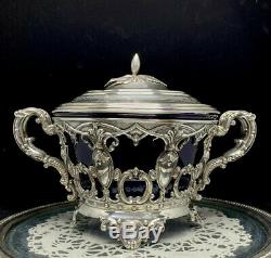 Sugar Jam Former Sterling Silver XIX Minerva Massat Brothers Napoleon III