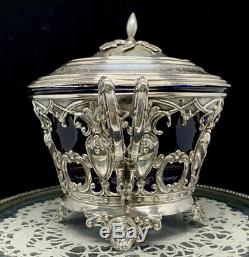 Sugar Jam Former Sterling Silver XIX Minerva Massat Brothers Napoleon III