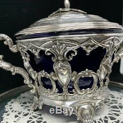 Sugar Jam Former Sterling Silver XIX Minerva Massat Brothers Napoleon III