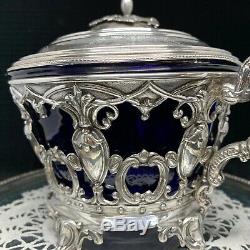 Sugar Jam Former Sterling Silver XIX Minerva Massat Brothers Napoleon III