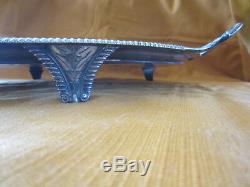 Sumptuous Old Solid Silver Tray Nineteenth Great Britain