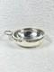 Superb Ancient Large Wine Taster From The 18th Century With Serpent Handle In Solid Silver
