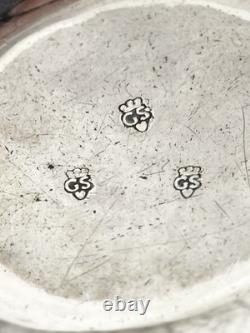 Superb Ancient Large Wine Taster from the 18th Century with Serpent Handle in Solid Silver