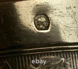 Superb Ancient Towel Round Silver Massif Rare Decor De Faunes