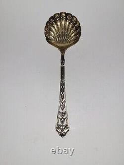 Superb And Old Spoon To Sprinkle Powdery In Solid Silver