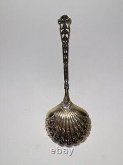 Superb And Old Spoon To Sprinkle Powdery In Solid Silver