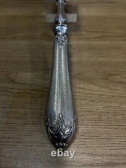 Superb Antique Fish Shovel, Xixth, Solid Silver, Minerva, Goldsmith Lj