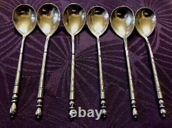 Superb, Old And Lourdes Spoons In Solid Silver Russia Year 1844 And 1846