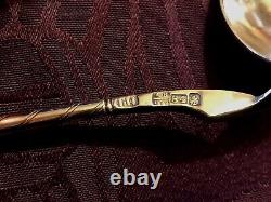 Superb, Old And Lourdes Spoons In Solid Silver Russia Year 1844 And 1846