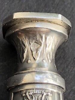 Superb Old Cachet Sceau With 2 Imperial Aigles In Massive Argent Edmond Molle