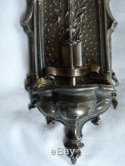 Superb Very Rare Old Stoup In Sterling Silver Time19