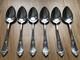 Superb Rare 6 Antique Small Art Nouveau Silver Spoons Kaltenbach