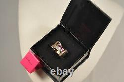 Tank Ring Old Silver Massif Antique Ruby Solid Silver Ring T53