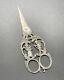 Translation: Ancient Pair Of Solid Silver Grape Scissors 18th Century Farmer General Paris