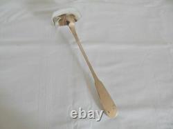 Translation: 'Antique and Beautiful Solid Silver Ladle, 19th Century, Hallmarked Minerva 2 Title'