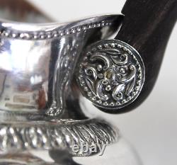 Translation: Antique solid silver water pitcher/creamer, Vieillard, early 19th century, 185g.