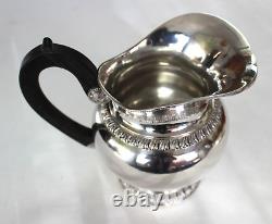 Translation: Antique solid silver water pitcher/creamer, Vieillard, early 19th century, 185g.